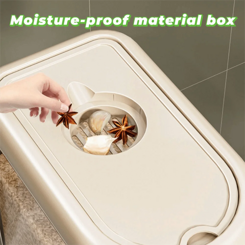 5/10kg Rice Dispenser Moisture Proof Sealed Rice Storage Container Insect-proof Large Capacity Beans Storage Bin Kitchen