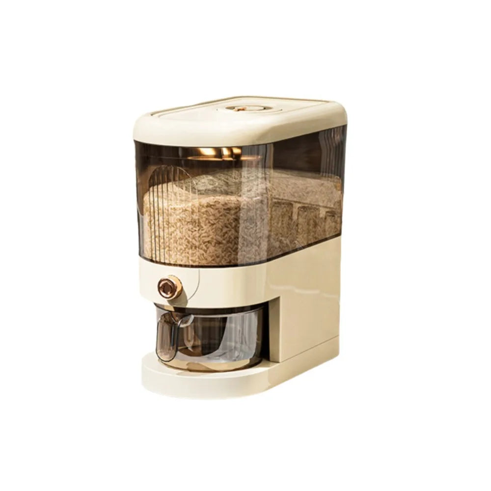 5/10kg Rice Dispenser Moisture Proof Sealed Rice Storage Container Insect-proof Large Capacity Beans Storage Bin Kitchen